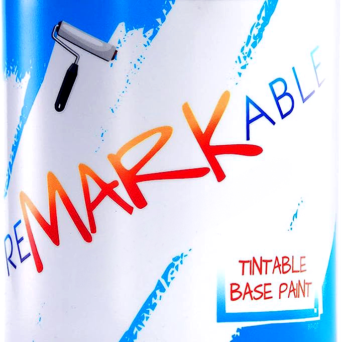 ReMARKable™ Tintable Base Paint [1 Quart, 50-75 Square Feet]