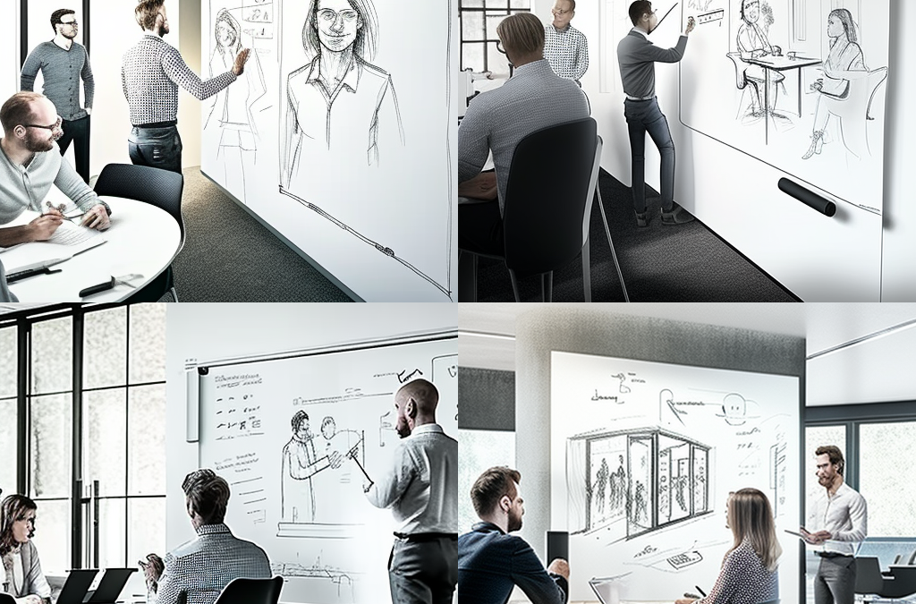 Drawing Tips and Tricks for Using Dry Erase Walls in Meetings